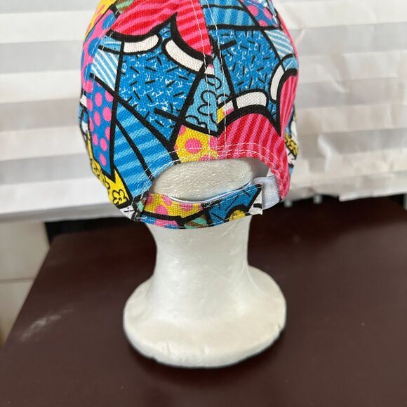 Colorful Canvas Baseball Cap Adjustable Size Unisex Casual Outdoor Hat - Picture 3 of 3